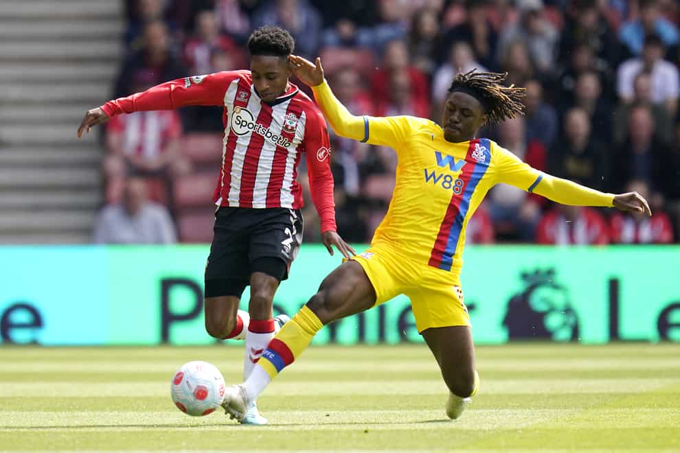 Eberechi Eze helped Palace on their way to victory at Southampton (Andrew Matthews/PA)