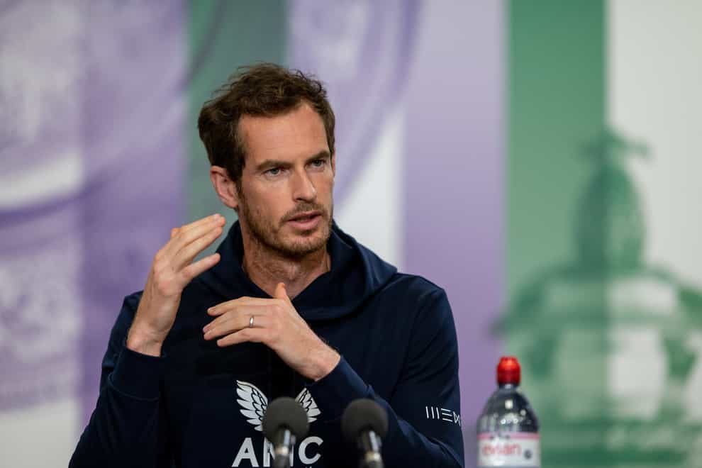 Andy Murray has spoken about the ban of Russian and Belarussian players at Wimbledon (AELTC/Florian Eisele/PA)