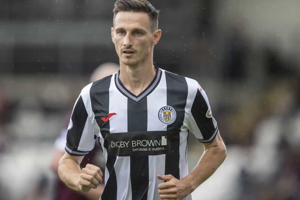 Scott Tanser has extended his St Mirren deal (Jeff Holmes/PA)
