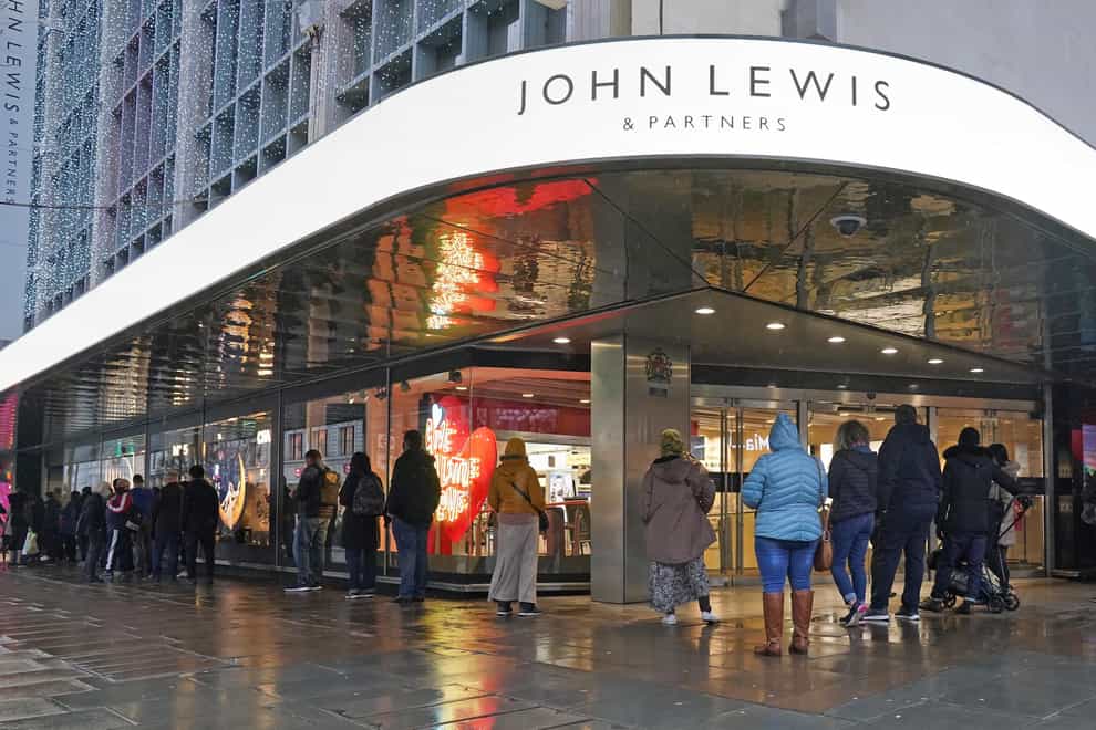 The John Lewis Partnership is recruiting for more than 150 roles in engineering and delivery driving as part of a big investment in its online shops (PA)