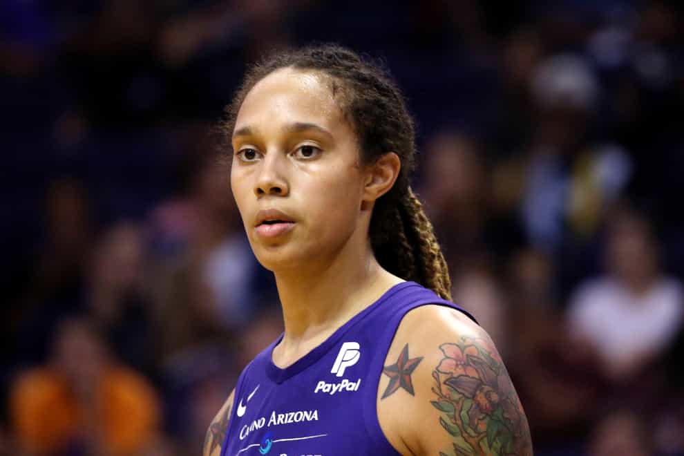Brittney Griner’s agent said she had been detained for 75 days (Ross D Franklin/AP)