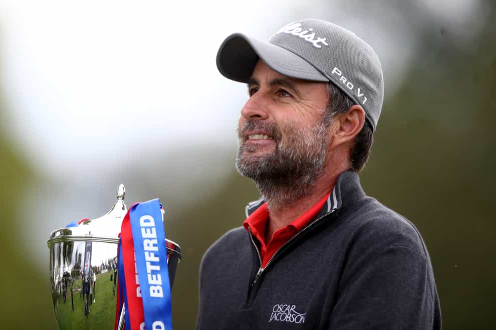 Richard Bland defends his British Masters title on his 500th DP World Tour start this week (Tim Goode/PA)