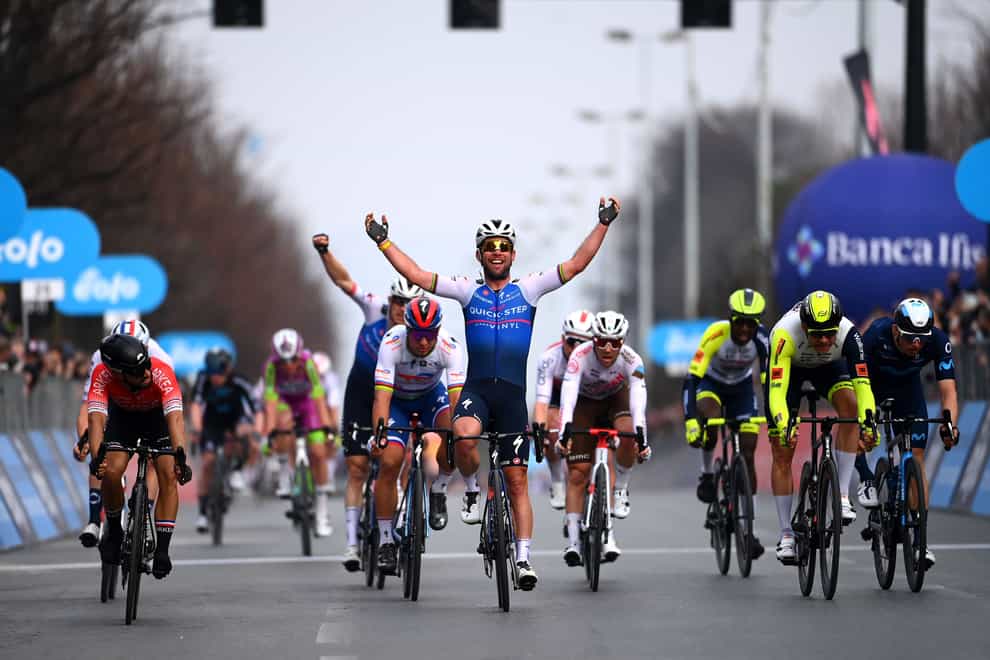 Mark Cavendish is targeting stage wins at the Giro d’Italia (QuickStep-AlphaVinyl handout)
