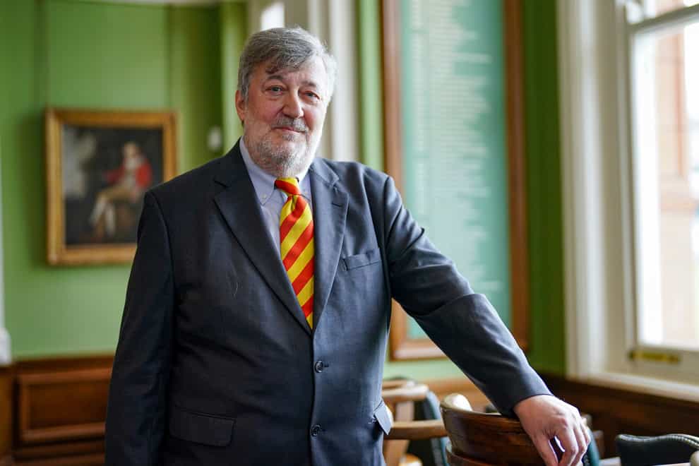 Stephen Fry at Lord’s (Jed Lester/MCC)