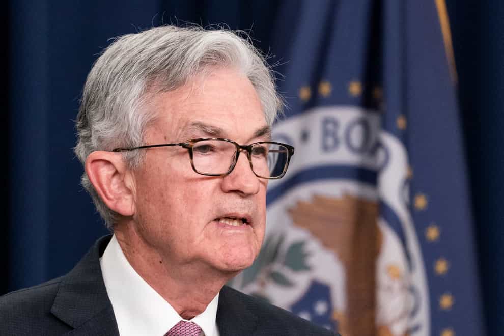 Chairman Jerome Powell speaks during a news conference at the Federal Reserve (Alex Brandon/AP)