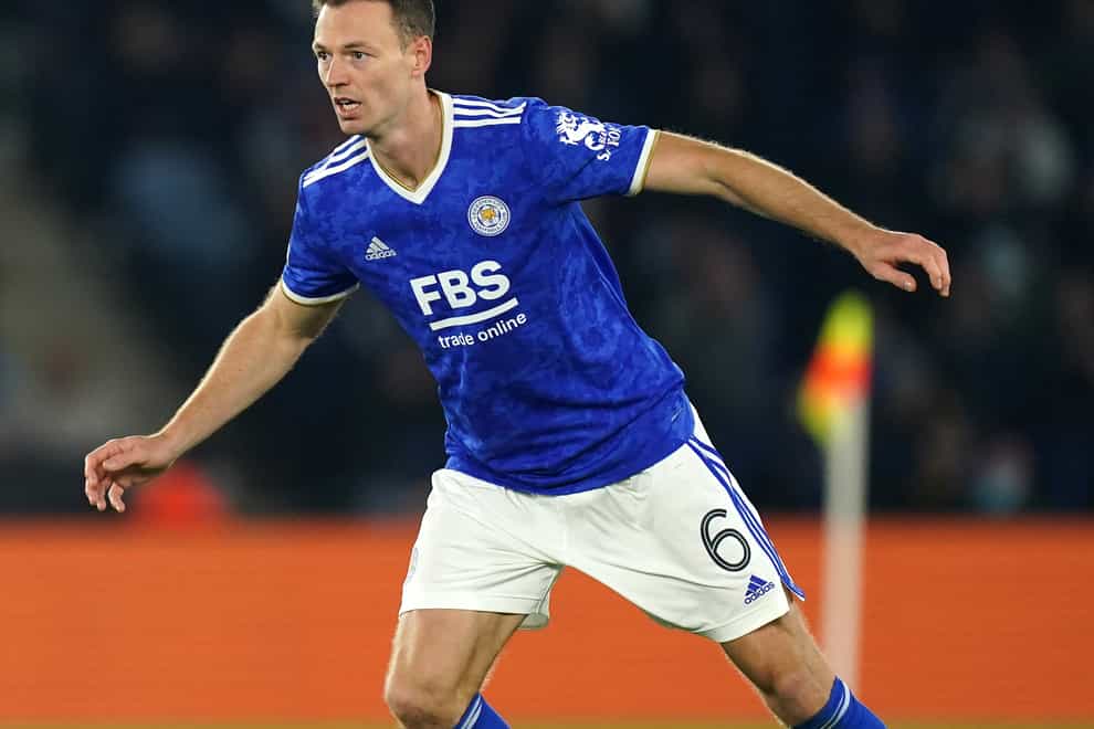 Jonny Evans would be open to a new contract at Leicester (Mike Egerton/PA)