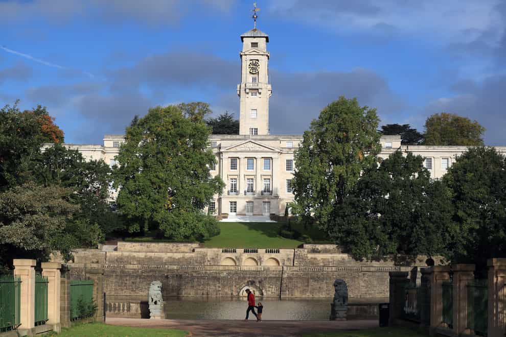 Nottingham University is a member of the Russell Group (Mike Egerton/PA)