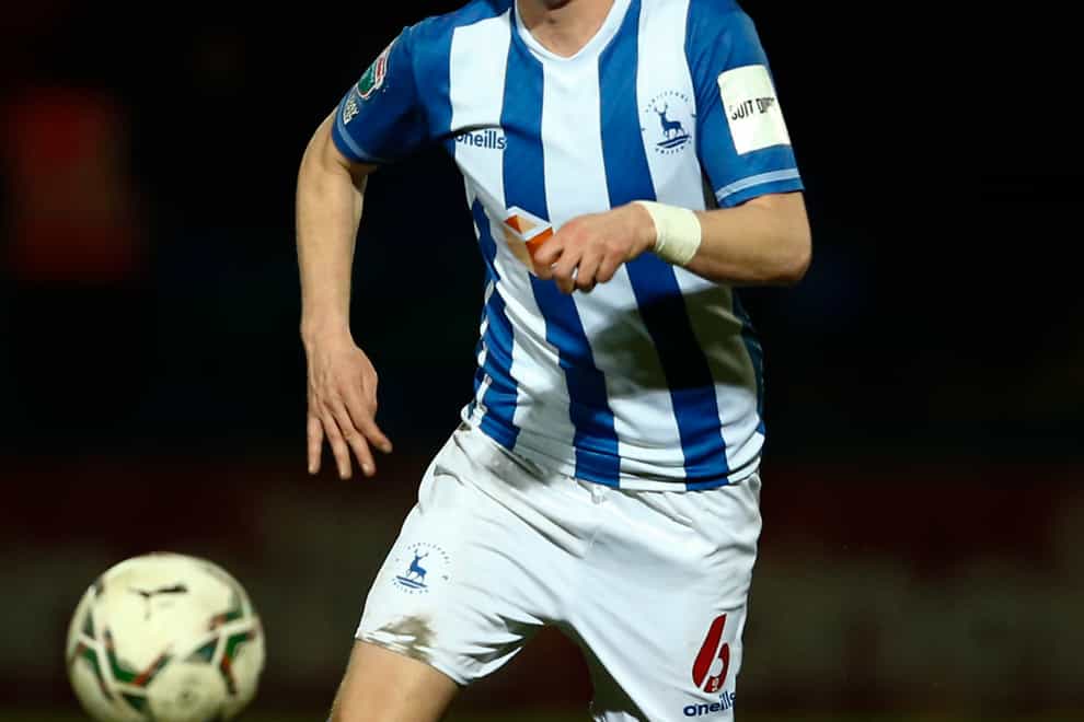 Mark Shelton could return for Hartlepool’s final match of the season (Will Matthews/PA)