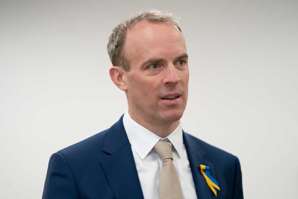 File photo dated 03/03/22 of Deputy Prime Minister and Justice Secretary Dominic Raab. (Joe Giddens/PA)