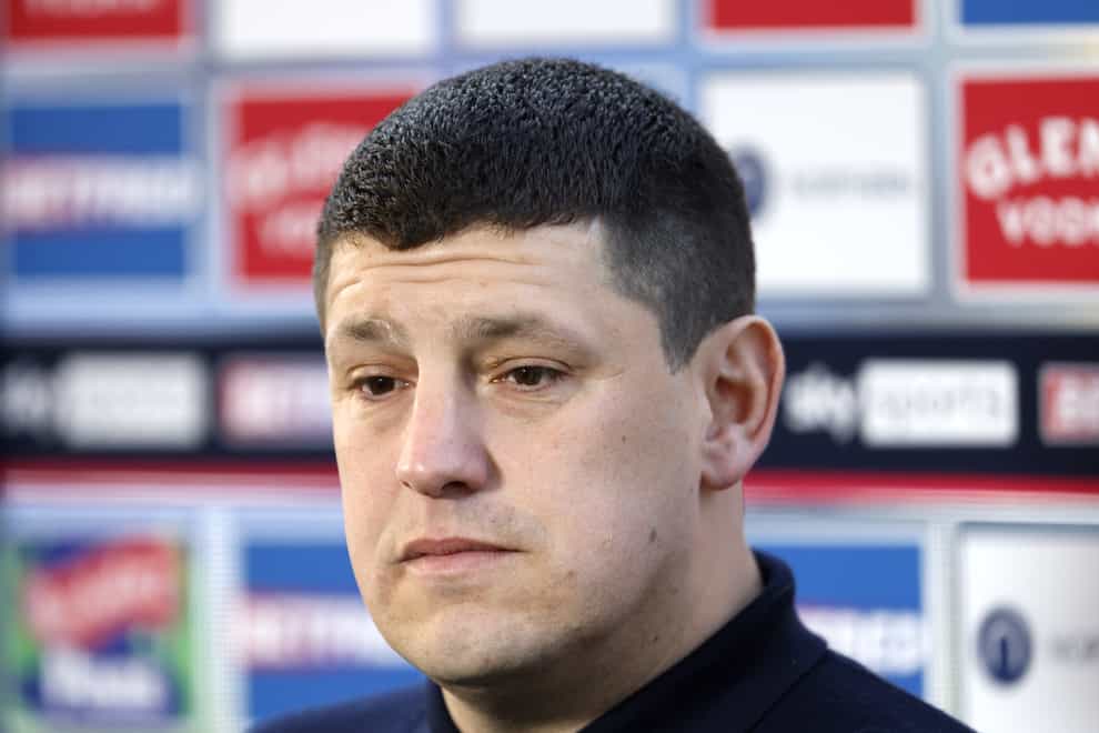 Wigan Warriors head coach Matt Peet prior to the Betfred Super League match at the DW Stadium, Wigan. Picture date: Thursday March 31, 2022.