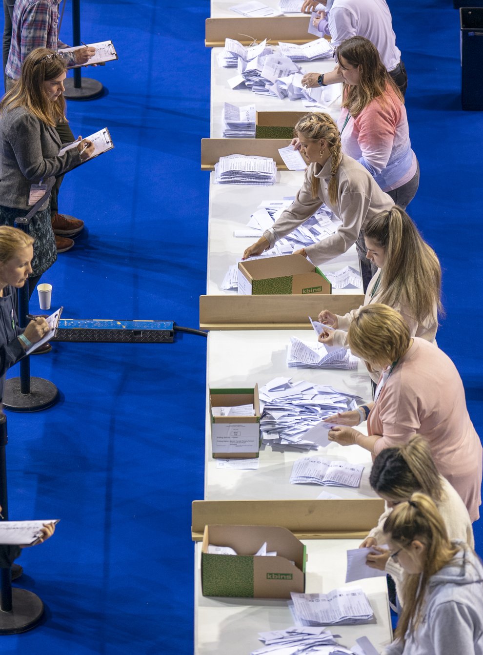 Counting is under way across Scotland (Jane Barlow/PA)