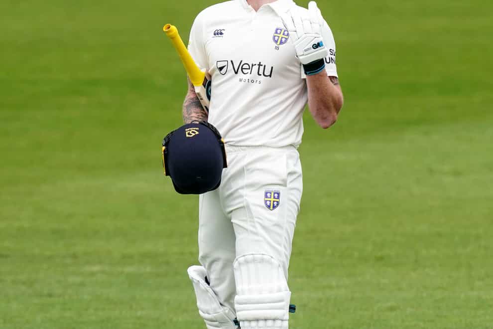 Ben Stokes took down Worcestershire’s bowlers at New Road (David Davies/PA)