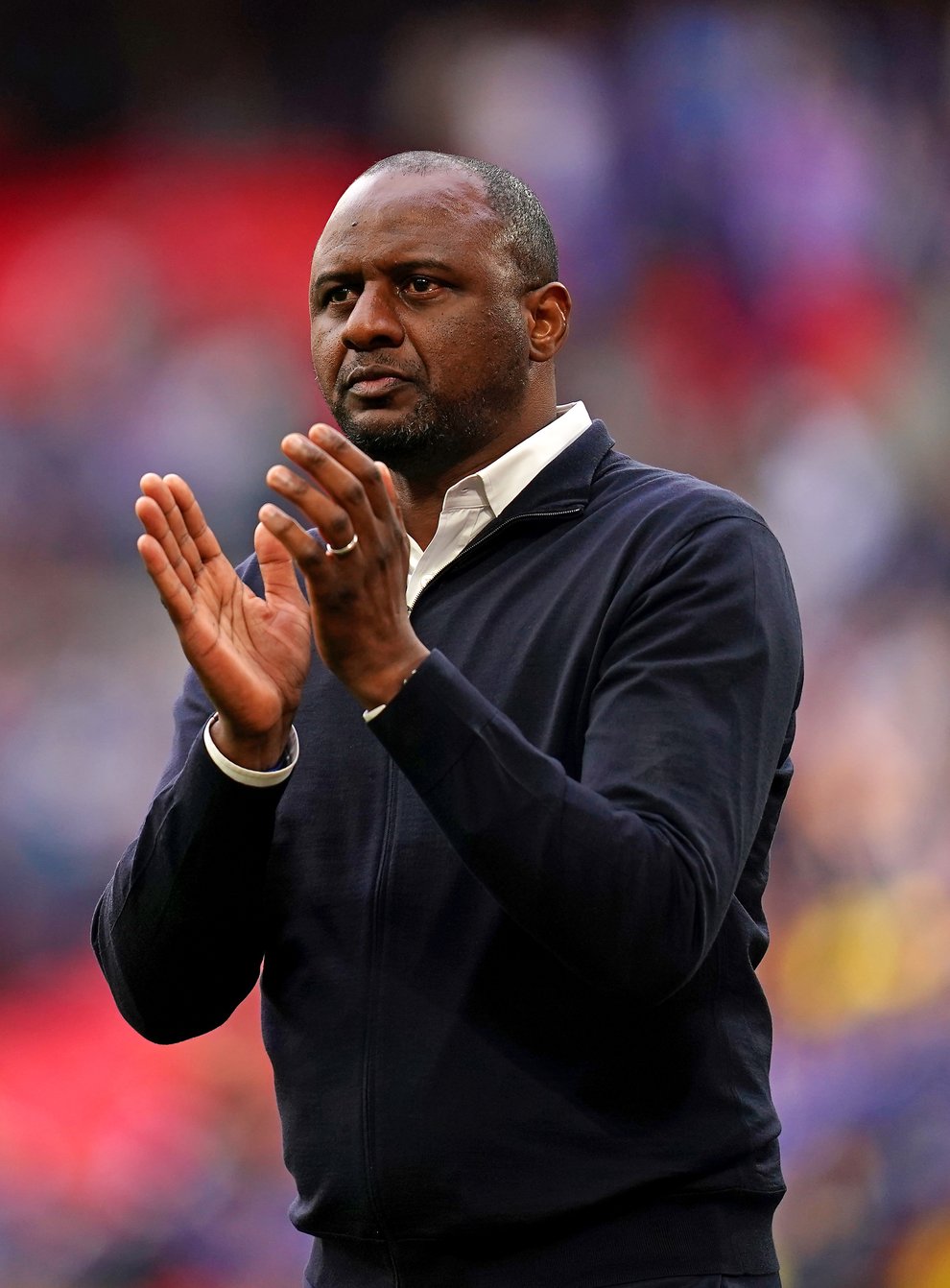 Patrick Vieira believes a number of the Watford players will be “playing for their careers” when they visit Selhurst Park (John Walton/PA)