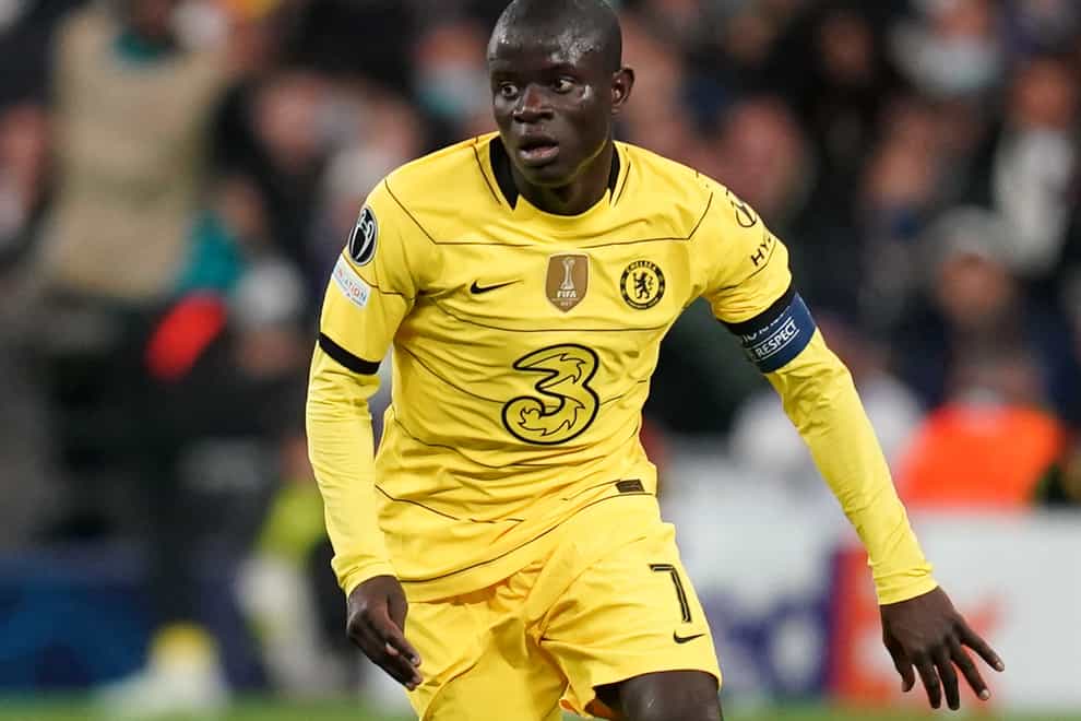 N’Golo Kante is sidelined for Chelsea (Nick Potts/PA).