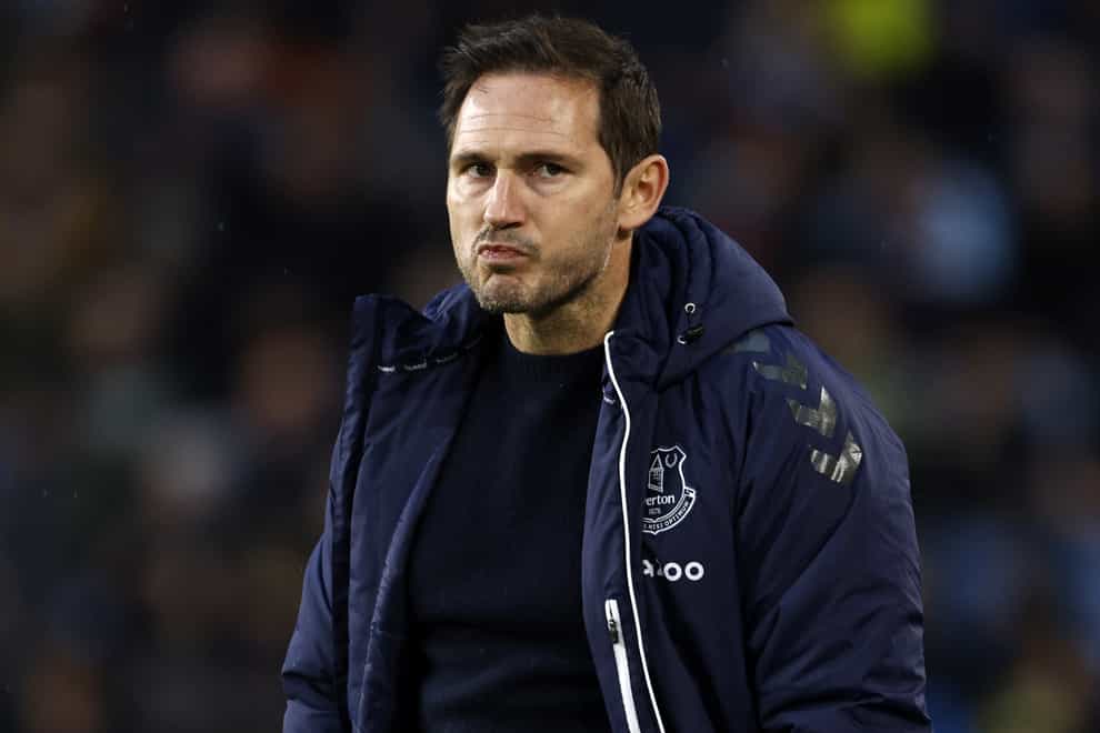 Everton manager Frank Lampard has been charged with misconduct by the FA (Richard Sellers/PA)