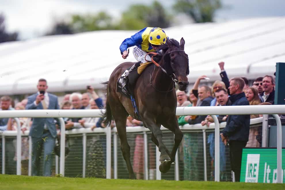Solid Stone was an impressive winner of the Huxley Stakes (Tim Goode/PA)
