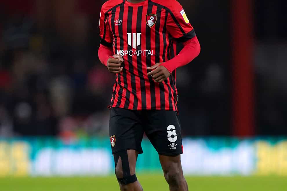 Jefferson Lerma’s hamstring injury will see him miss Bournemouth’s clash with Millwall (Adam Davy/PA)