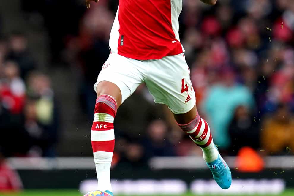 Arsenal’s Ben White is available after injury (John Walton/PA)