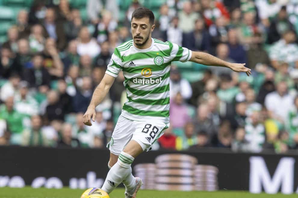 Josip Juranovic is set to miss out for Celtic (Jeff Holmes/PA)