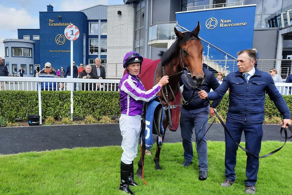 Little Big Bear gets off the mark at Naas for Aidan O’Brien and could run in the Coventry at Royal Ascot (Gary Carson/PA)