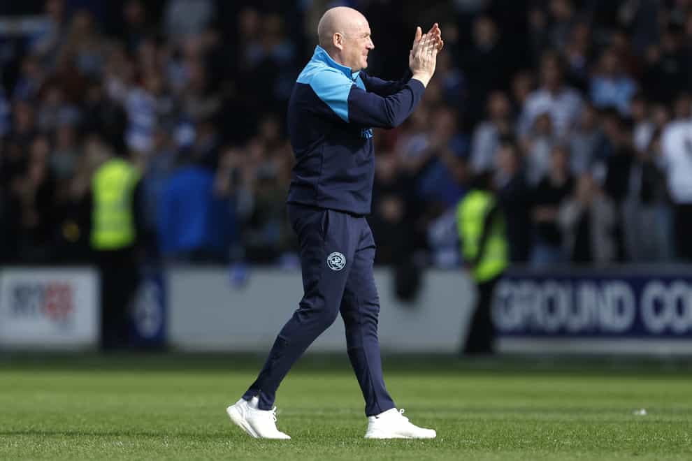 Mark Warburton recorded a 1-0 win at Swansea in his final game as QPR boss (Steven Paston/PA)