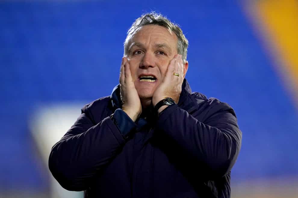Micky Mellon was trying to remain upbeat (Nick Potts/PA)
