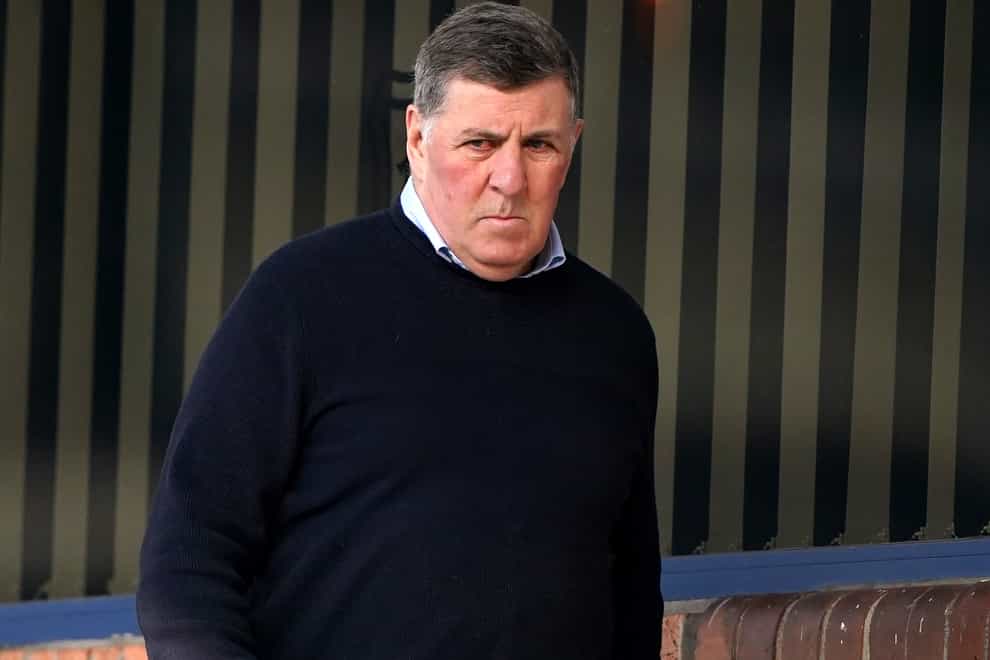 Mark McGhee’s Dundee face relegation (Andrew Milligan/PA)