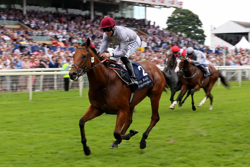 Lusail, here winning the Gimcrack Stakes at York, appears set to stick at a mile following a solid effort in the 2000 Guineas (Nigel French/PA)