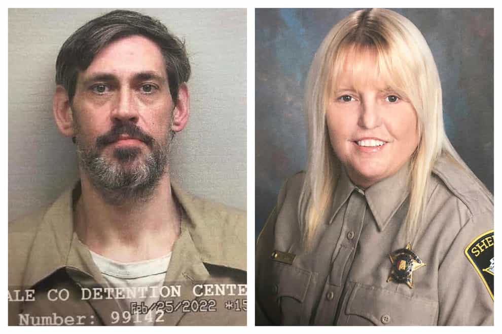 This combination of photos provided by the U.S. Marshals Service and Lauderdale County Sheriff’s Office in April 2022 shows Casey Cole White, left, and Assistant Director of Corrections Vicky White. On Saturday, April 30, 2022, the Lauderdale County Sheriff’s Office said that Vicky White disappeared while escorting inmate Casey Cole White, being held on capital murder charges, in Florence, Ala.. The inmate is also missing. (U.S. Marshals Service, Lauderdale County Sheriff’s Office via AP)