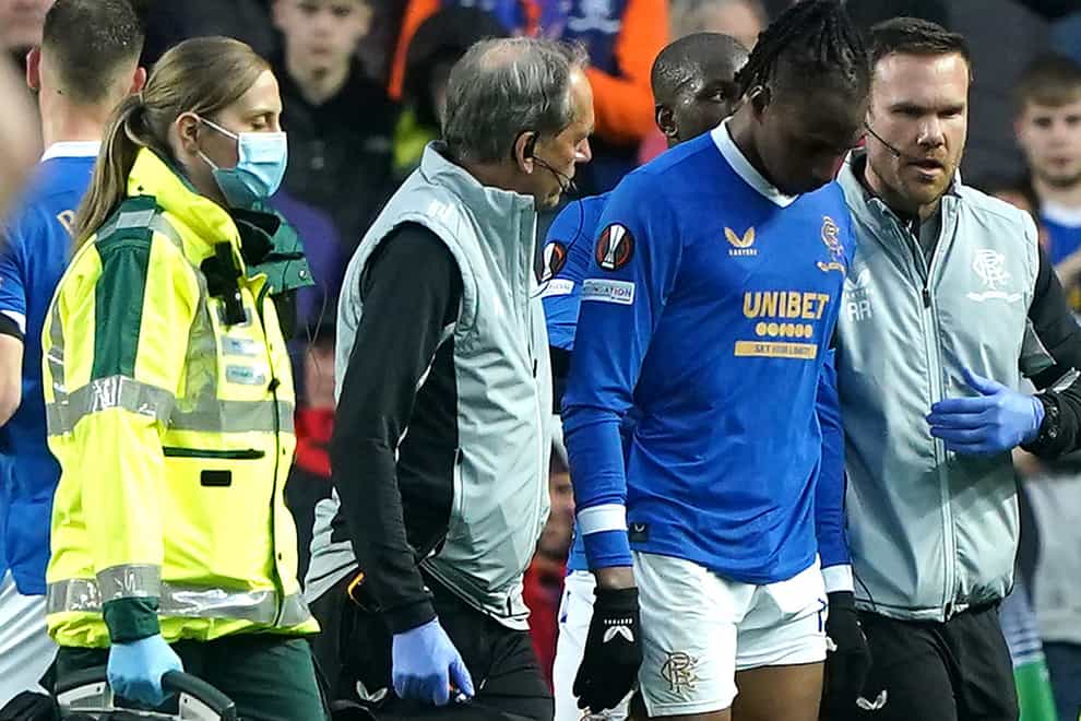 Joe Aribo is an injury doubt for Rangers (Andrew Milligan/PA)