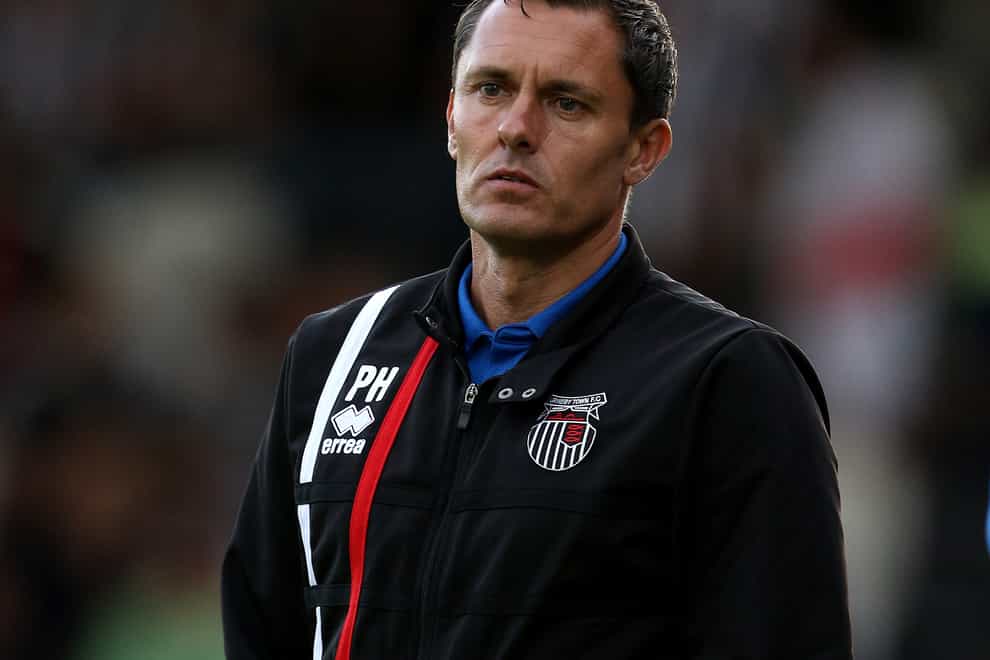 Grimsby manager Paul Hurst is looking to take his side back up into the Football League (Richard Sellers/PA)