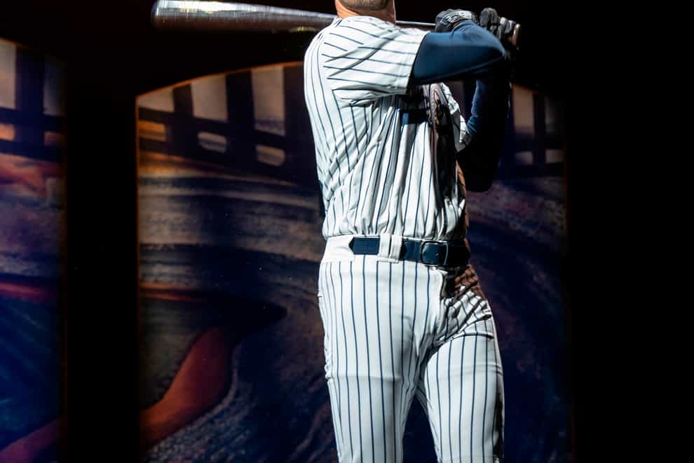 Jesse Williams during a performance of the Broadway revival of the baseball-themed Take Me Out in New York (Joan Marcus/Polk & Co, via AP)