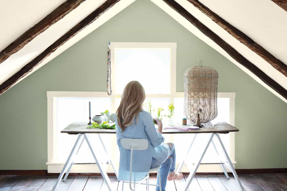 Neat and neutral (Benjamin Moore/PA)