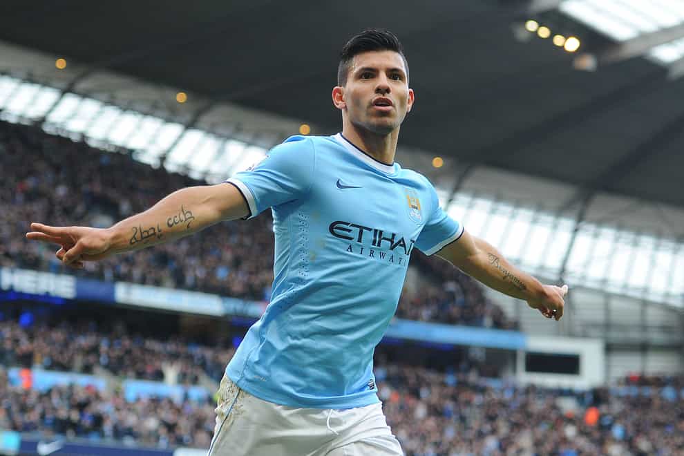 Manchester City will unveil a statue in honour of record goalscorer Sergio Aguero on Friday (Martin Rickett/PA)