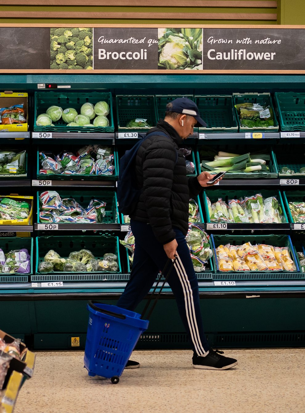 New figures show a rise in the number of Britons saying they have bought less food due to soaring prices (Aaron Chown/PA)