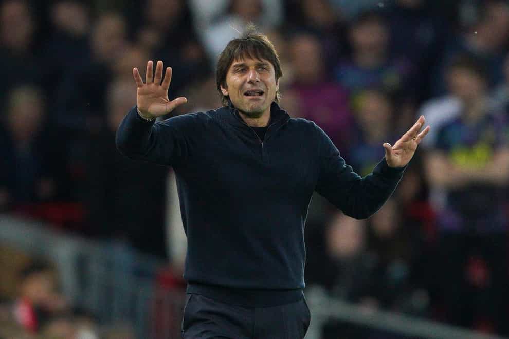 Antonio Conte insists he is “100 per cent and more” committed to Tottenham (Peter Byrne/PA)