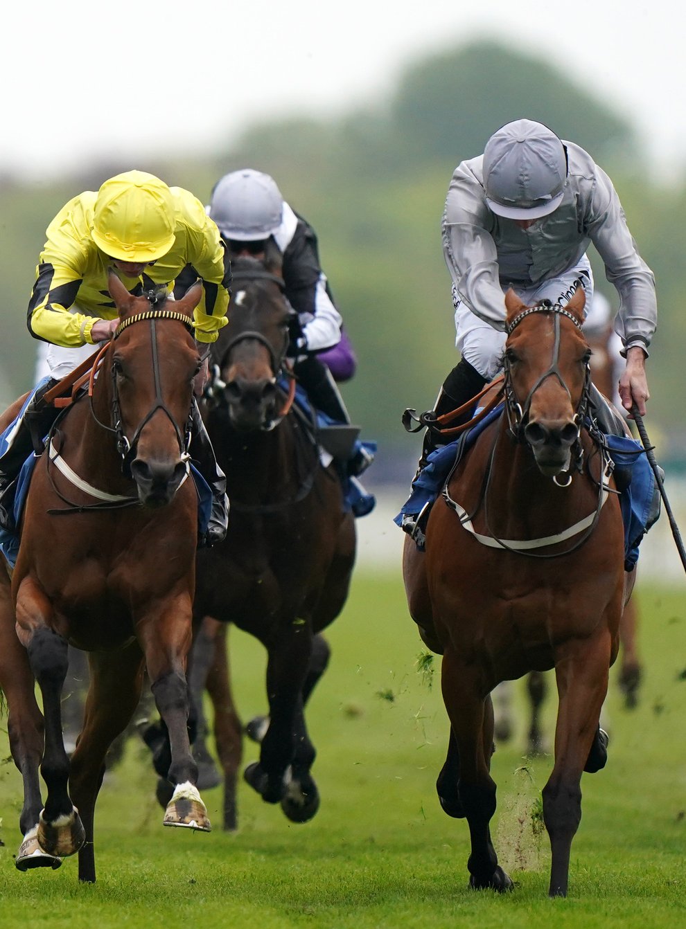 Pillow Talk (centre) won the Marygate at York (Tim Goode/PA)