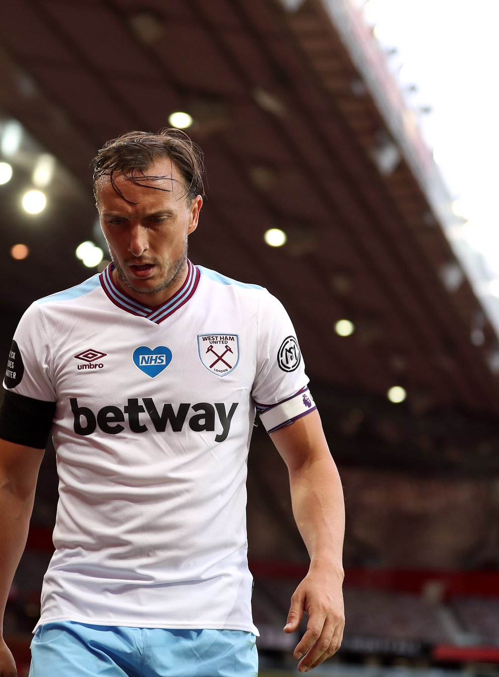 Mark Noble retires at the end of the season (Catherine Ivill/PA)