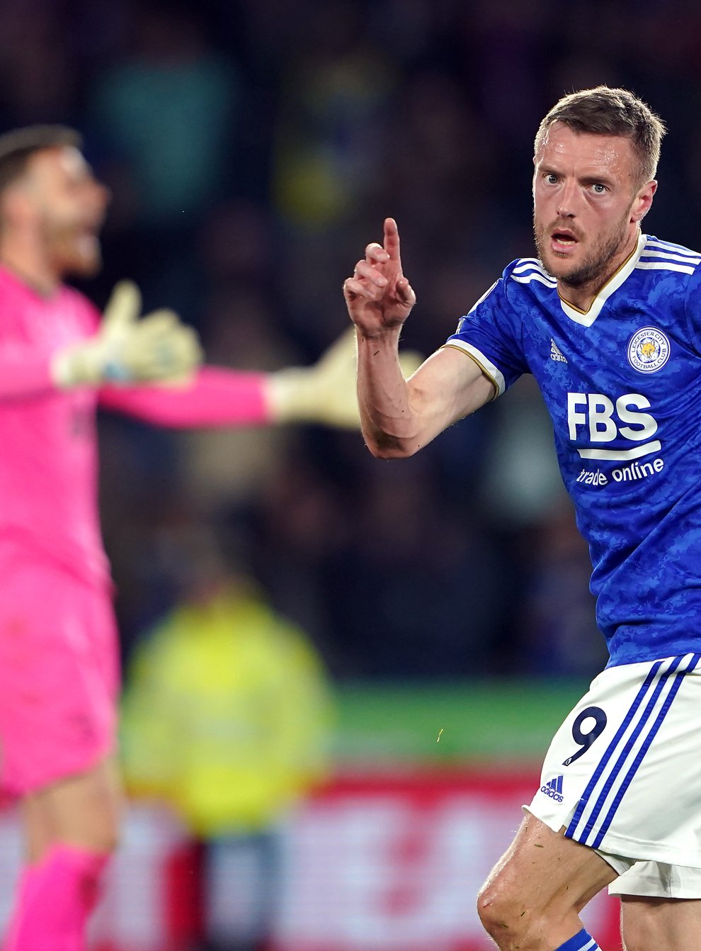 Leicester striker Jamie Vardy hit a second-half brace to help sink relegated Norwich (Zac Goodwin/PA)