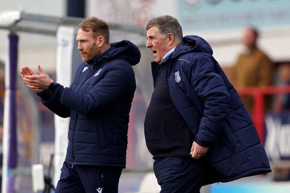 Simon Rusk and Mark McGhee will leave Dundee (Andrew Milligan/PA)