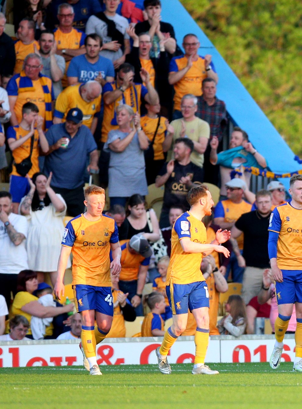 Mansfield claimed a first-leg lead over Northampton (Nigel French/PS)