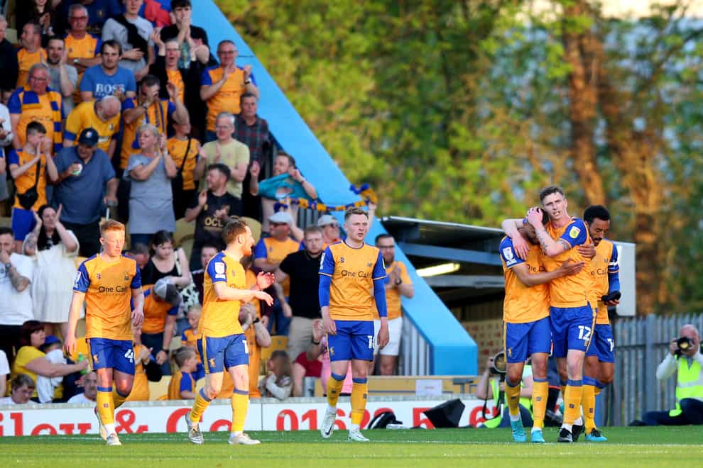 Mansfield claimed a first-leg lead over Northampton (Nigel French/PS)