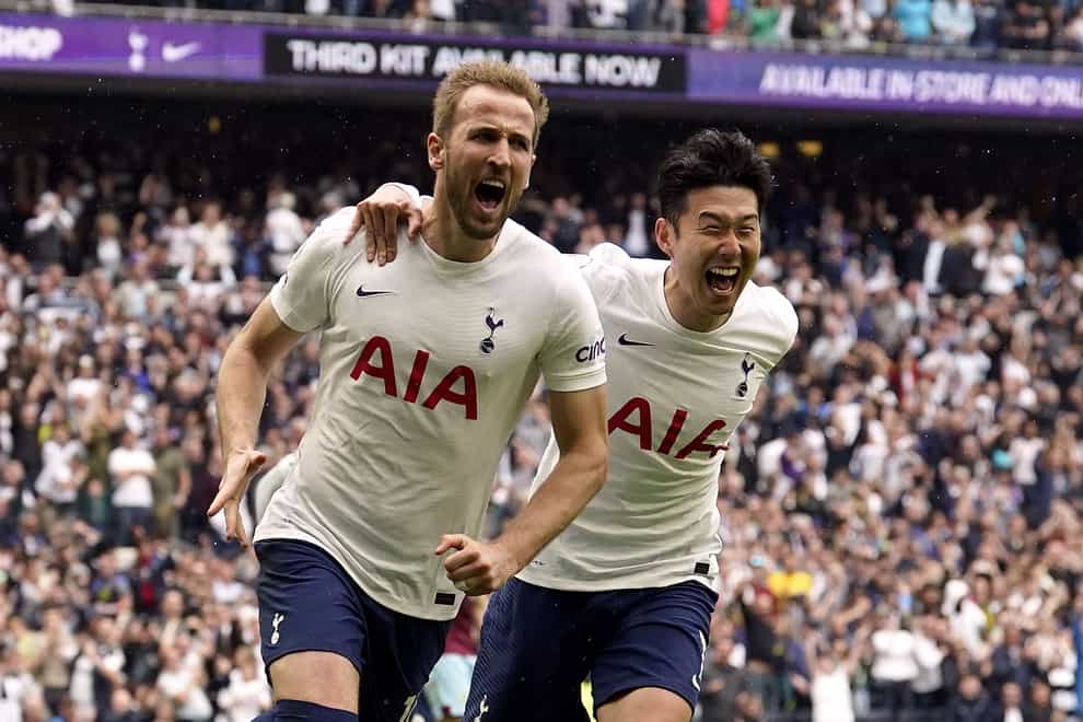 Harry Kane’s penalty moved Spurs into the top four (Andrew Matthews/PA)