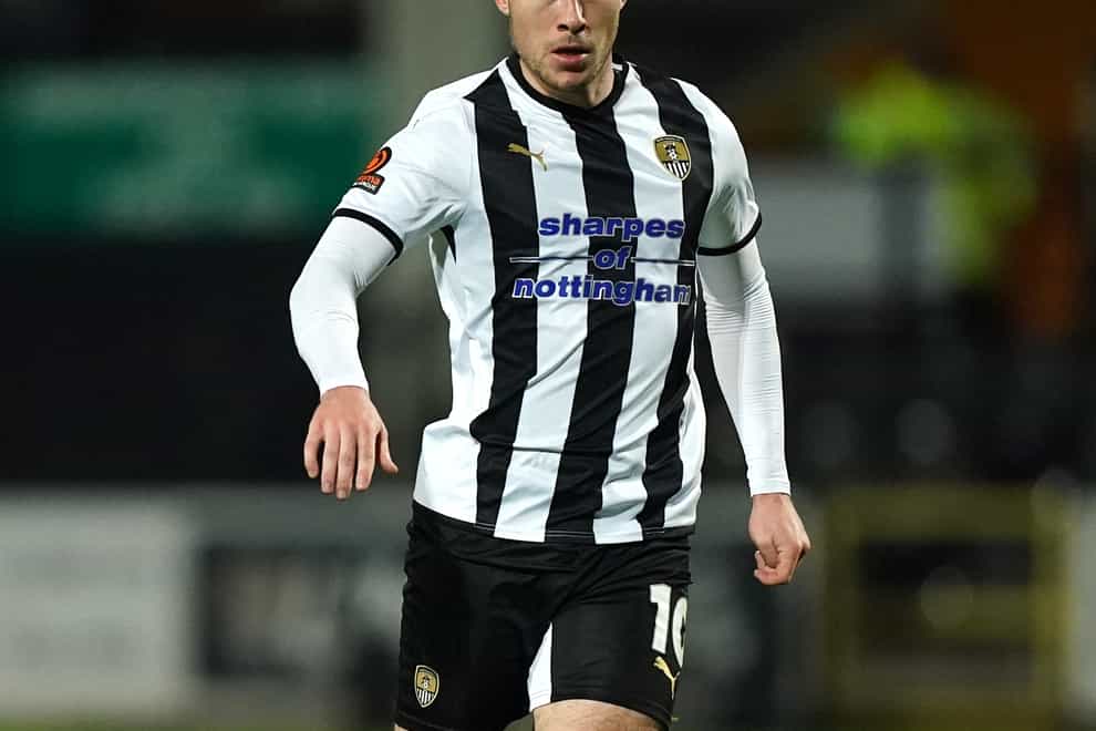 Callum Roberts scored the only goal for Notts County against Maidenhead (Mike Egerton/PA)