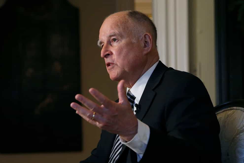 Ex-governor Jerry Brown (Rich Pedroncelli/AP)