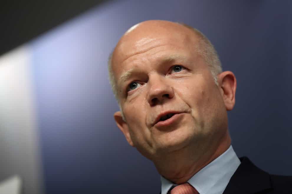 Former Tory leader William Hague has blasted the Government for delaying measures to tackle obesity (Dan Kitwood/PA)
