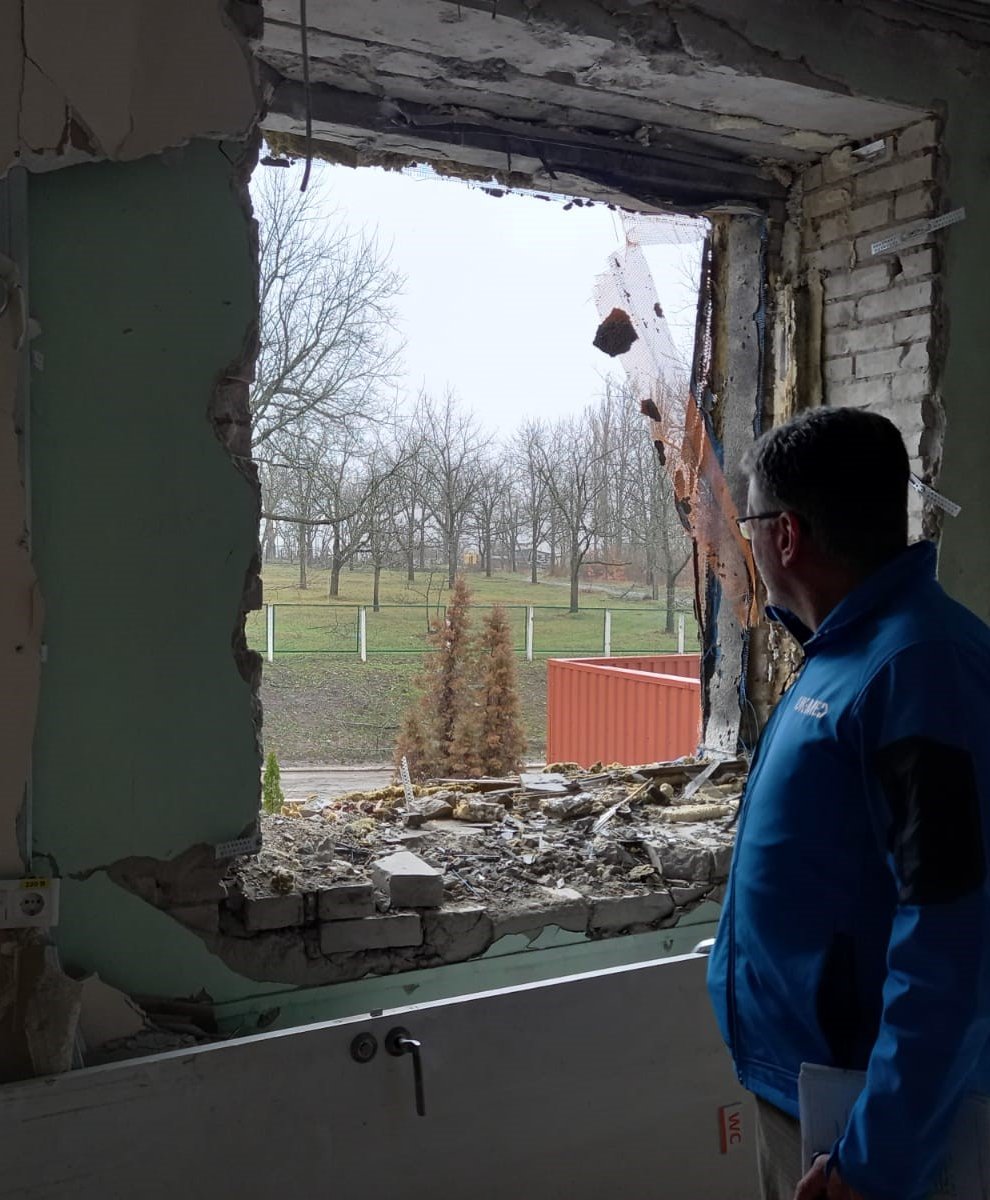 David Anderson has seen devastation in Ukraine (UK-Med/PA)