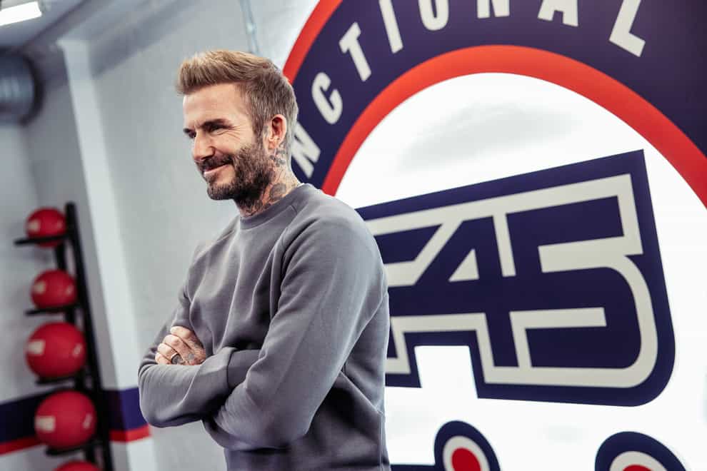 David Beckham has created a new workout with F45 (F45 Training/PA)