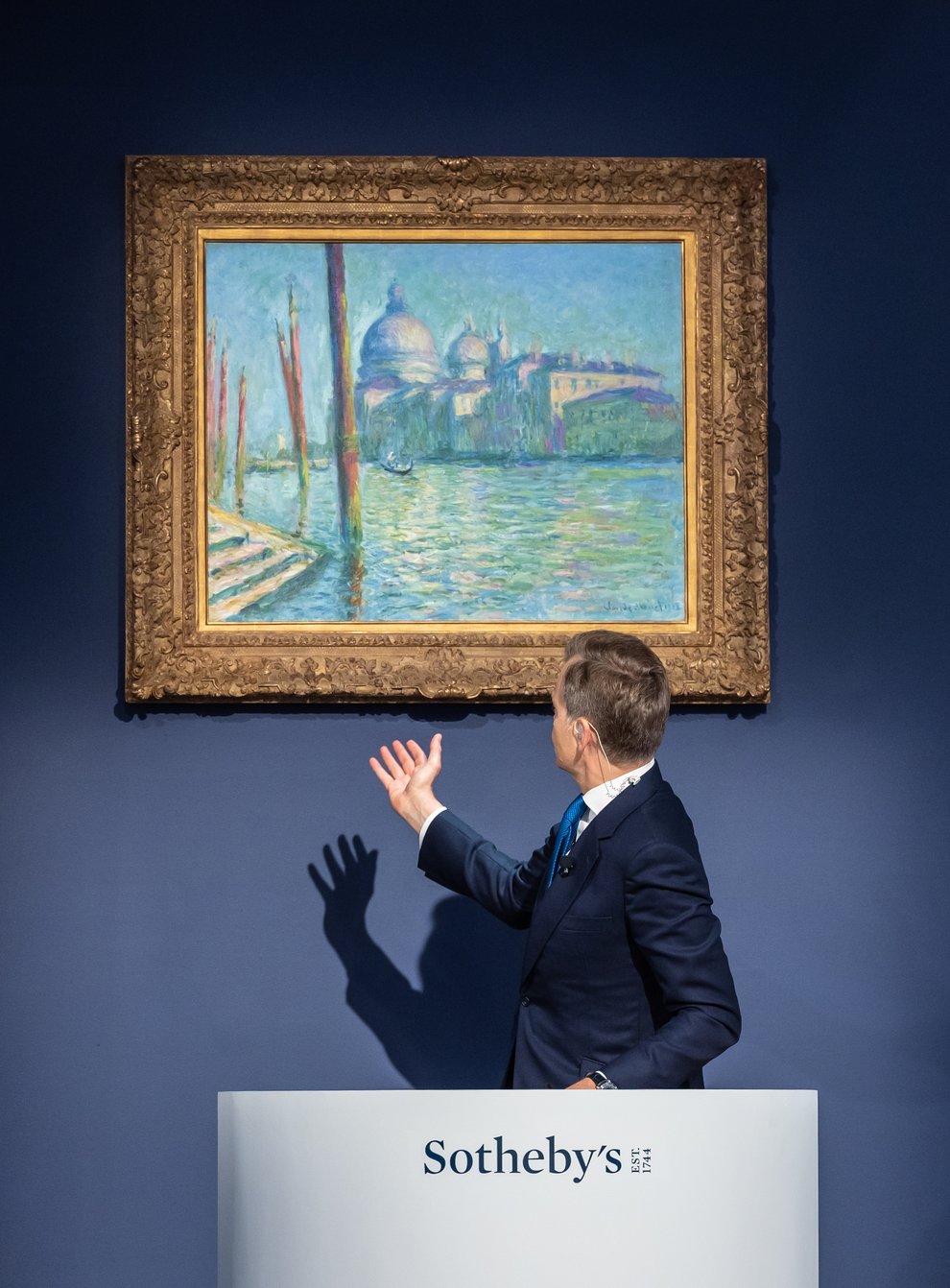 Monet’s Le Grand Canal et Santa Maria della Salute sells for record £45 million (Sotheby’s/PA)