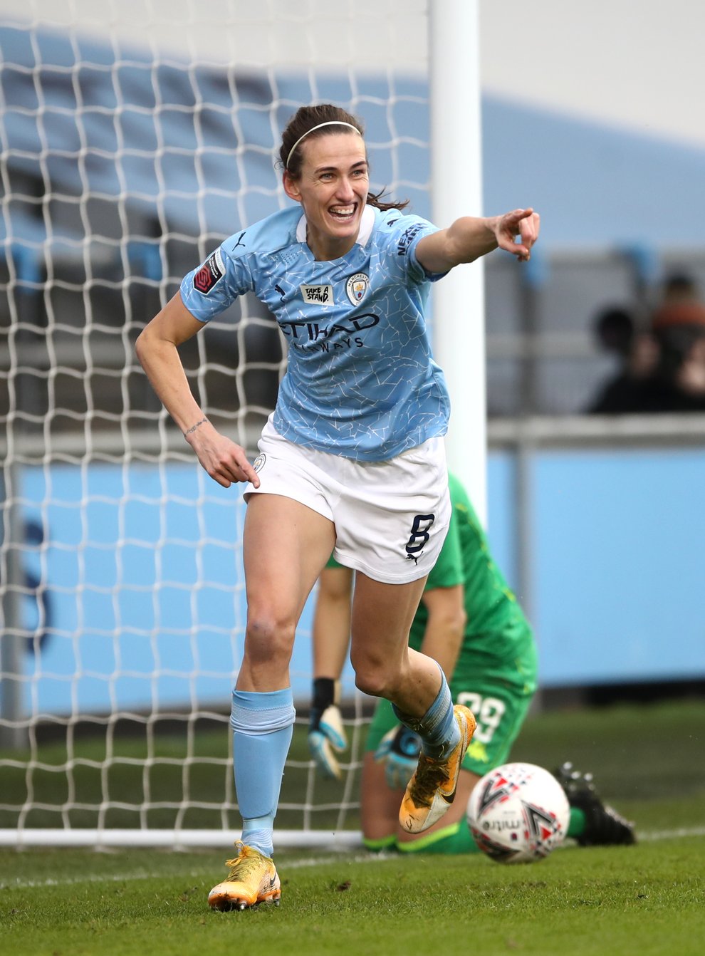 Jill Scott joined Manchester City ahead of the 2014 season (Tim Goode/PA)